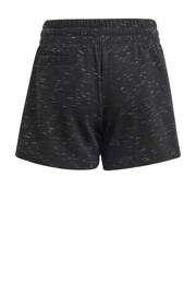 thumbnail: adidas Sportswear regular fit sweatshort zwart melange/wit