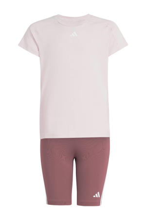 Junior  sport T-shirt + short roze