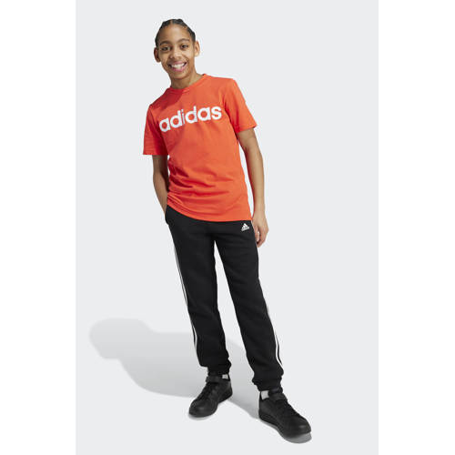 Adidas Sportswear T-shirt oranjerood Jongens Meisjes Katoen Ronde hals 128