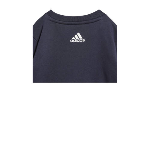 Adidas Sportswear joggingpak donkerblauw Jongens Meisjes Katoen Ronde hals 62
