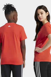 thumbnail: adidas Sportswear T-shirt met logo oranjerood/zwart