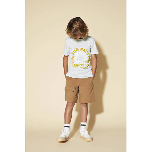 Only KIDS BOY sweatshort KOBJAKE zwart Korte broek Effen 176