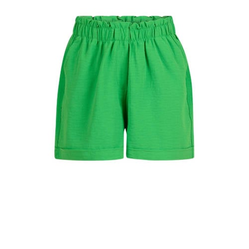 Shoeby high waist regular fit casual short groen Korte broek Meisjes Polyester