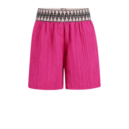 Shoeby high waist wide leg casual short roze Korte broek Meisjes Polyester