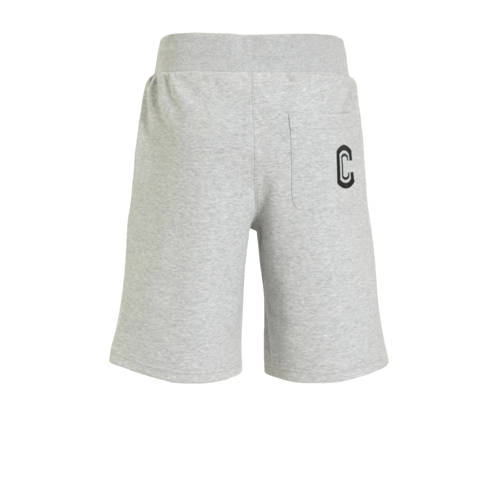 Coolcat joggingshort Stephan met Print Grijs Korte broek Jongens Katoen