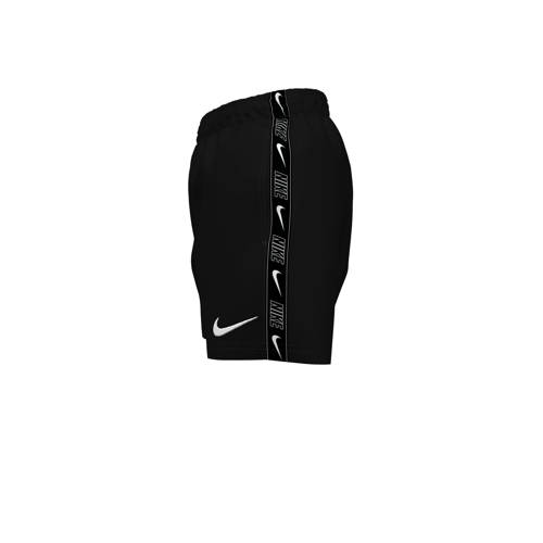 Nike zwemshort Logo Tape Lap zwart Jongens Polyester Effen 164