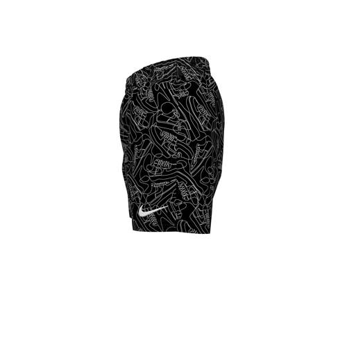 Nike zwemshort Sneakers zwart Jongens Polyester All over print 140