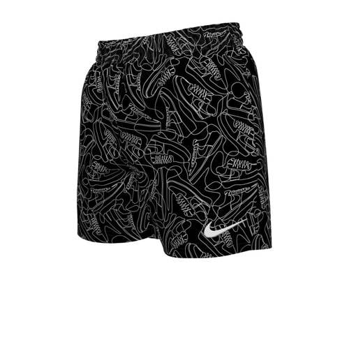 Nike zwemshort Sneakers zwart Jongens Polyester All over print