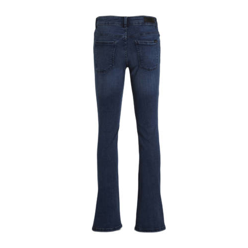 Cars bootcut jeans SPICKIE dark used Blauw Meisjes Stretchdenim Effen 158