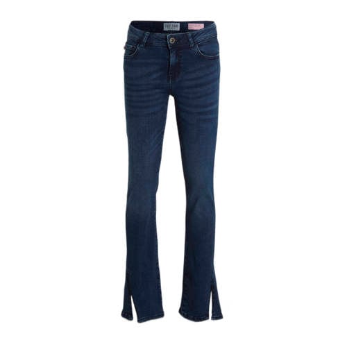 Cars bootcut jeans SPICKIE dark used Blauw Meisjes Stretchdenim Effen