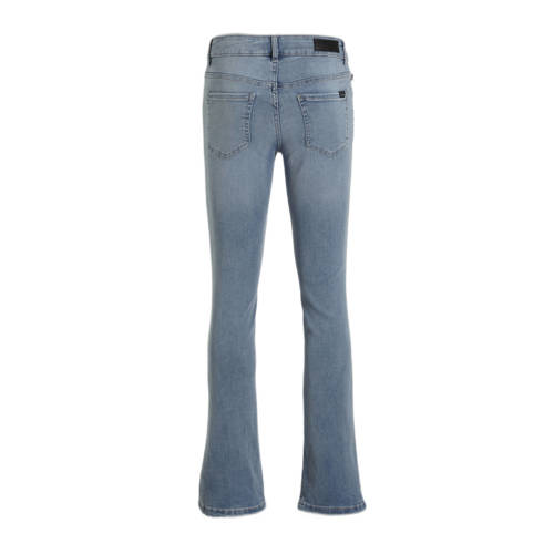 Cars bootcut jeans SPICKIE bleached used Blauw Meisjes Stretchdenim Effen 146