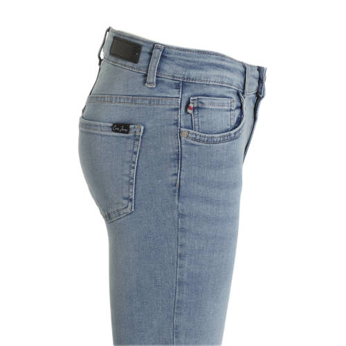 Cars bootcut jeans SPICKIE bleached used Blauw Meisjes Stretchdenim Effen 134