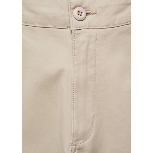 Mango Kids casual short lichtbeige Korte broek Jongens Stretchkatoen Effen 182(L)