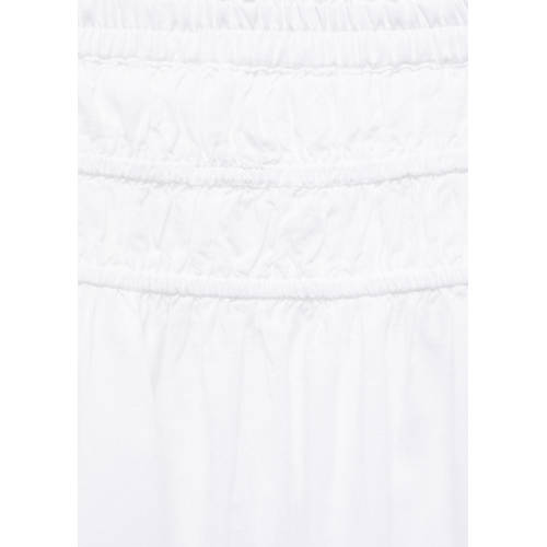 Mango Kids rok wit Meisjes Katoen Effen 152 | Rok van