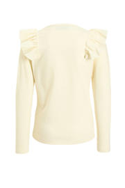 thumbnail: anytime longsleeve met ruffle wit