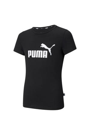 T-shirt met logo zwart