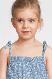 thumbnail: VERO MODA GIRL playsuit VMHAYA met all over print blauw/wit