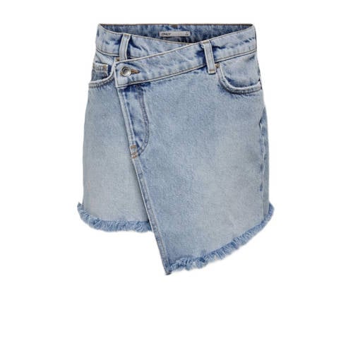 KIDS ONLY GIRL denim spijkerrok light blue denim Blauw Effen