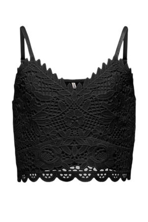 crop top KOGHONEY zwart