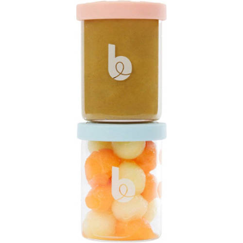 Babymoov ISY Bowls 6 glazen bewaarpotjes 250 ml Babyvoeding bewaarbakjes