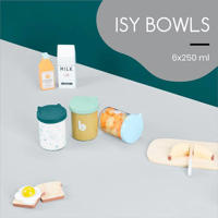 thumbnail: Babymoov ISY Bowls 6 glazen bewaarpotjes 250 ml