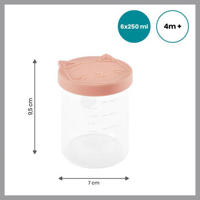 thumbnail: Babymoov ISY Bowls 6 glazen bewaarpotjes 250 ml
