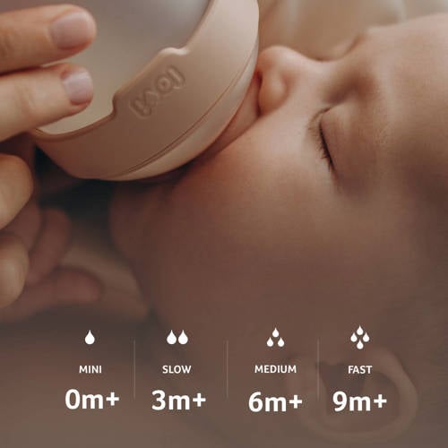 Difrax Mammafeel flessenspeen Mini 0+ XS | Speen van