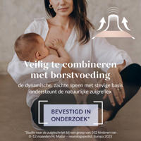 thumbnail: Difrax LOVI Flessenspeen L - 9+ Maanden - Voor Mammafeel Fles