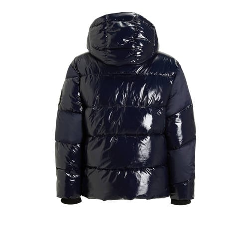 Coolcat Winterjas Justin donkerblauw Jongens Nylon Capuchon Effen