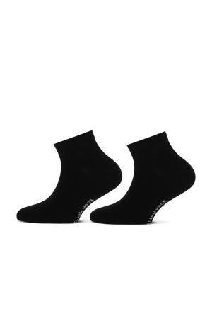 sneakersokken - zwart (set van 2)
