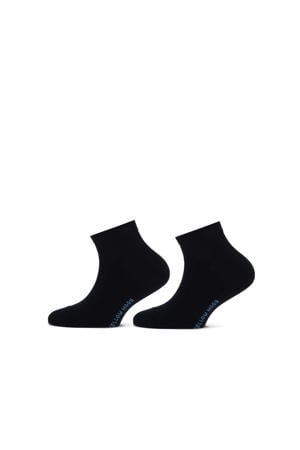 sneakersokken - donkerblauw (set van 2)