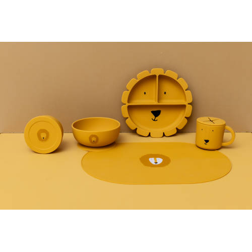 TRIXIE placemat Mr. Lion geel | Placemat van