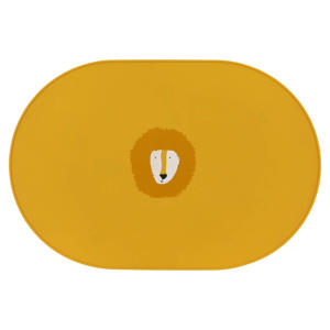 placemat Mr. Lion geel