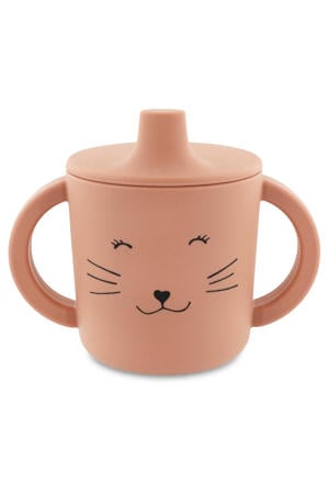 drinkbeker Mrs. Cat roze