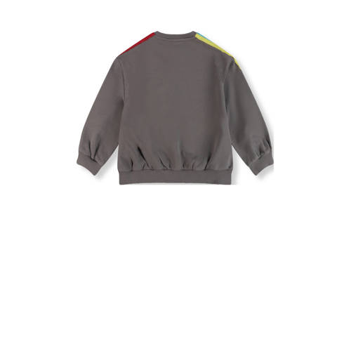 Alix the Label Alix Mini sweater grijs Effen 158 164 | Sweater van