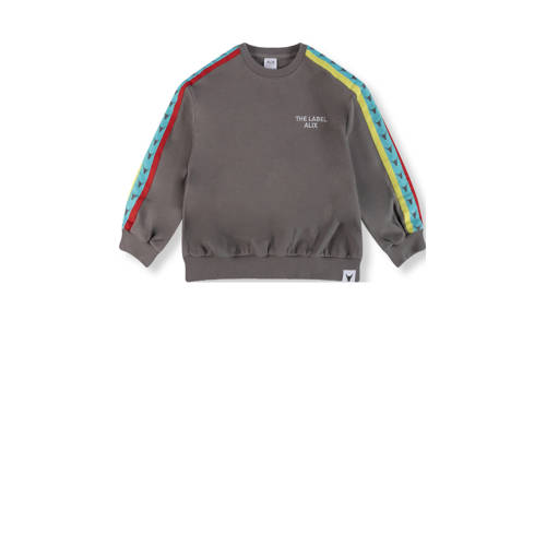 Alix Mini sweater grijs Effen - 104 | Sweater van Alix the Label