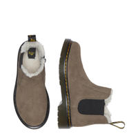 thumbnail: Dr. Martens gevoerde suède enkelboots dark khaki bronx