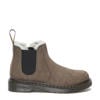 Dr. Martens gevoerde suède enkelboots dark khaki bronx