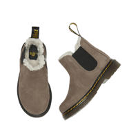 thumbnail: Dr. Martens gevoerde suède enkelboots dark khaki bronx