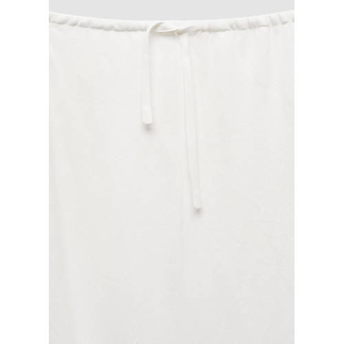 Mango Kids rok wit Meisjes Viscose Effen 172(L) | Rok van