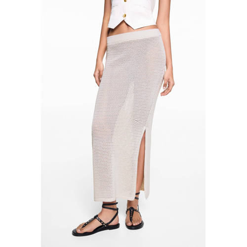 Mango Kids rok lichtbeige Meisjes Polyester Effen 168(M)