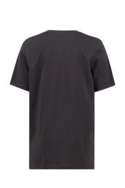 thumbnail: Grijze jongens Shoeby T-shirt van katoen met printopdruk, korte mouwen en ronde hals