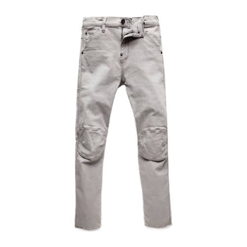 G-Star RAW slim fit jeans beach faded grey Grijs Jongens Stretchdenim - 152
