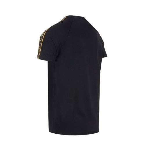 Cruyff T-shirt Xicota zwart goud Katoen Ronde hals Logo 128