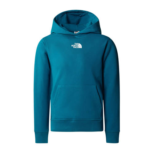 The North Face hoodie Youth Po Zumu Hoodie met logo blauw Sweater Jongens/Meisjes Katoen Capuchon