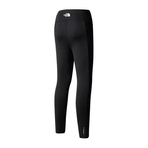 The North Face legging Never Stop Tight met logo zwart wit Meisjes Polyester 146 152