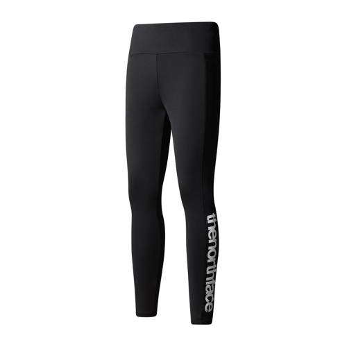 The North Face legging Never Stop Tight met logo zwart/wit Meisjes Polyester