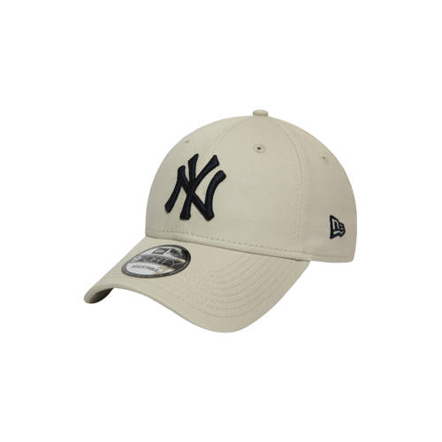 New Era Junior pet 9Forty NY zand/zwart Beige Jongens/Meisjes Katoen Logo