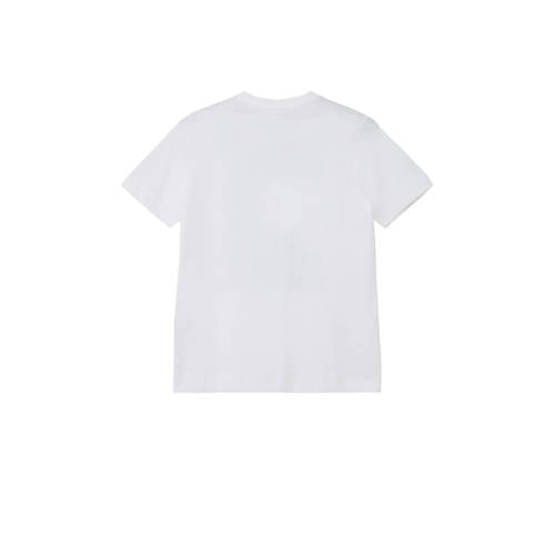 s.Oliver T-shirt met printopdruk wit Jongens Katoen Ronde hals Printopdruk 134 140