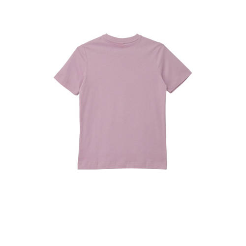 s.Oliver T-shirt met printopdruk lila Paars Jongens Katoen Ronde hals Printopdruk 158 164